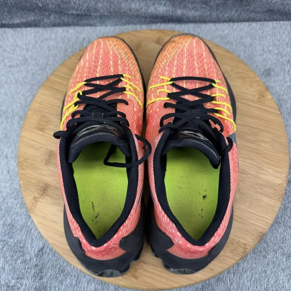 Nike KD 8 Shoes Boys Size 7 Orange Mesh Black Basketball Sneakers 768867-807
